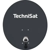 TechniSat TECHNITENNE 70 mit Quattro-Switch-LNB Sat-Spiegel (70 cm, Stahl, Quattro-Switch-LNB für 4 Teilnehmer, Ultra-HD, inkl. Masthalterung)