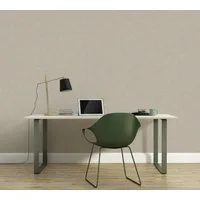 A.S. Création Vliestapete Casual Living einfarbige Tapete Unitapete mit Struktur Landhaus, strukturiert, matt, (1 St), Vliestapete Uni für Schlafzimmer Küche Wohnzimmer Uni Design modern