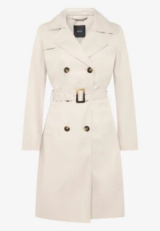 zero - Trenchcoat mit Gürtel - Gr. - 34