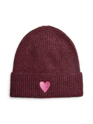 PIECES - PCMALIKA HOOD BC Tawny Port - Gr. - ONE SIZE