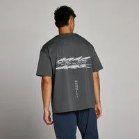 MP Herren Hybrid Built For Performance Grafik-T-Shirt – Dunkelgrau - M