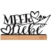 UNUS HOME Deko-Buchstaben Deko Aufsteller Meer Liebe, Aufsteller, Dekoaufsteller, Deko