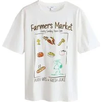 Next T-Shirt Lizenziertes Kurzarm-T-Shirt mit Grafik, Snoopy (1-tlg)