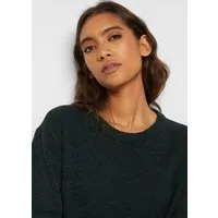 bonprix Strickpullover mit Rundhals-Ausschnitt, ohne Verschluss, aus Polyacryl