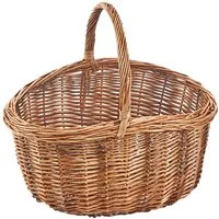 Kobolo Einkaufskorb Korb Weidenkorb LILLY geflochten Shopper Bag, aus Weide
