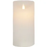 B&S LED-Kerze LED Echtwachskerze mit flackereffekt und Timer H:15 x Ø 7.5 cm