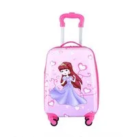 TheTrueC Koffer TheTrueC Kinder Koffer Trolley Prinzessin, 4 Rollen Rollen
