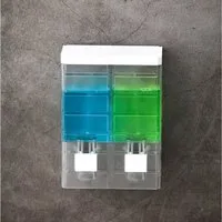 GarveeMore Seifenspender Seifenspender Wandhalterung 500 ml Flüssigshampoo Manueller