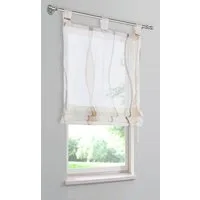 OTTO home Raffrollo Dimona, mit Schlaufen, Transparent, Voile, Polyester