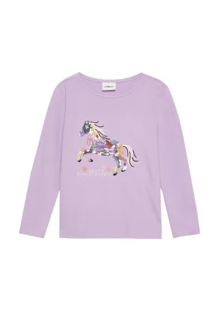 s.Oliver - T-Shirt lila - Gr. - 134