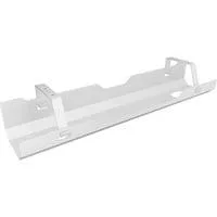 Kabelmanagementwanne IB-EWA100W-CM, für Schreibtische, Kabelführung weiß, 60cm