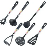 WESTMARK Kochbesteck-Set 6-tlg, Kunststoff, Gentle, Schwarz