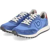 bugatti Bugatti 331AWD021469-4040 Herren Leder & Textil blue Schnürschuh