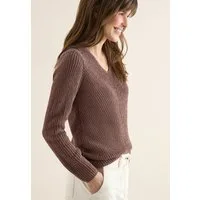 CECIL Strickpullover mit V-Auschnitt