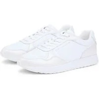 Tommy Hilfiger TH CHIC EVA RUNNER Plateausneaker Freizeitschuh, Halbschuh, Schnürschuh in leicht glänzender Optik