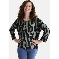 STOOKER WOMEN 3/4-Arm-Shirt CARLY T-Shirt 3/4-Arm Loose Fit Shirt Rundhals 3/4 Arm für Damen