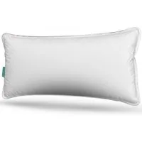 KNERST Kopfkissen 80x80 Nano Cloud Fill 100% Polyester, Füllung: NanoCloudFill Technologie – 100% Polyester, ergonomisches Schlafkissen ideal für jede Schlafposition, Kissen mit eleganter, weißer Biese