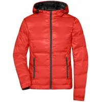 James & Nicholson Daunenjacke Leichte und taillierte Damen Daunenjacke in Glanzoptik JN1151 Softes, leichtes, wind- und wasserabweisendes Material