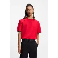 HUGO T-Shirt Rundhalsausschnitt, Relaxed Fit, Logo-Print