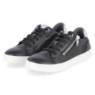 Superfit Schnürschuhe STELLA - Gr. 32 - Schwarz - Leder & Textil