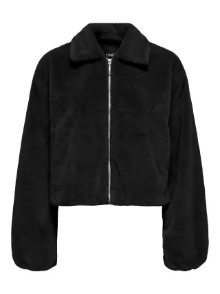 ONLY - ONLDANA FAUX FUR JACKET CC OTW Black - Gr. - XL