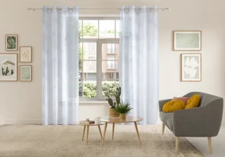 OTTO home Gardine "BELEM" Ösen 1 Stk. tlg. 1 Schal, Polyester, Kreise