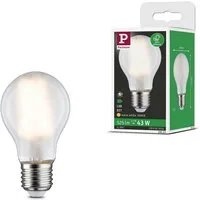 Paulmann LED-Leuchtmittel Eco-Line Filament 230V LED Birne E27 1er-Set 525lm 2,5W 3000K Matt, E27, 1 St., Warmweiß
