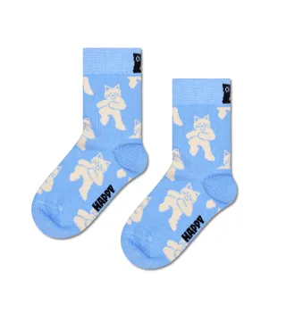 happy socks - Kids Dancing Cats Sock Blau