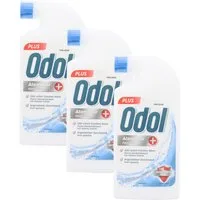 Odol Mundspülung 3 x Odol Plus Atemklar Alkoholfreies Mundwasser Konzentrat je 125ml fü
