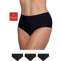 SNOCKS Hipster High Waist Panties Seamless (3-St) ohne Nähte, unsichtbar unter deiner Kleidung