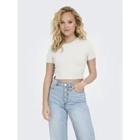 ONLY Kurzarmshirt ONLBETTY S/S O-NECK SHORT TOP CC JRS softe Jerseyqualität