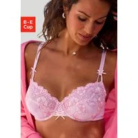 LASCANA Bügel-BH Wanda mit Zierschnürung und Stickerei Spitze, Dessous