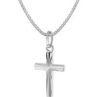 trendor Kreuzkette 51628, Kreuz und für Kinder 925 Silber