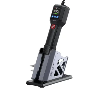 FNIRSI SAG-55 Hot Air Gun 550W Adjustable PID Temperature Control 100°C-450°C 20-Level Airflow Brushless Fan SMD Rework