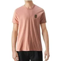 Belstaff T-Shirt Retro 1924 Patch Regular Fit Shirt Gesticktem Rand versehener Phoenix-Patch auf der Brust