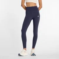 New Balance Lauftights Sleek High Rise Legging 25" für Laufen, mit hohem Bund