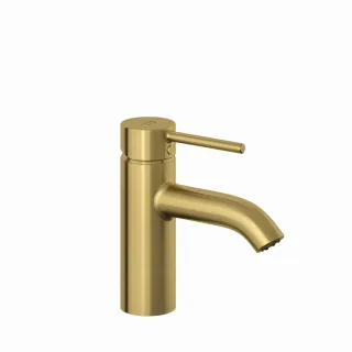 Kludi BOZZ Waschtischarmatur 75mm mit Push Open Ablaufventil brushed gold, 38266N076 38266N076