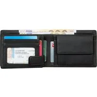 Benthill Geldbörse Herren Echt-Leder Geldbeutel RFID Großes Portemonnaie Männer Vintage, RFID-Schutz Kartenfächer Münzfach