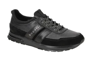 Bugatti 332-A6V60-1410 CUNIO Herrenschuhe Schwarz Dunkelgrau Gummisohle