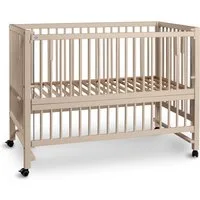 tiSsi® Beistellbett tiSsi® XXL Beistellbett/ Kinderbett HAJO Buche 120x60 cm, mit Schlupfsprossen