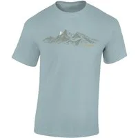 Baddery Print-Shirt Fahrrad T-Shirt: "V2 Power" - Mountainbike Shirt, hochwertiger Siebdruck, auch Übergrößen, aus Baumwolle