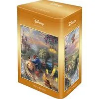 Thomas Kinkade Studios: Disney - Beauty and the Beast in der Nostalgie Metalldose, Puzzle 500 Teile