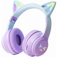ANYSUN Bluetooth Kopfhörer,RGB-LED-Leuchten,Bluetooth 5.1,HiFi Sound, Over-Ear-Kopfhörer (Bluetooth, 60dB Rauschunterdrückung,Einstellbar,Kopfhörer Bluetooth für Reise)