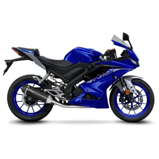 LeoVince Sport Auspuff Komplettanlage LV ONE EVO Carbon Yamaha YZF-R 125 Bj.2021-2023 EURO5 +Kat/ABE