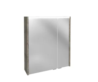 Fackelmann Spiegelschrank Denver 600X683X160mm Nature-Oak 2Türen, 82189 82189