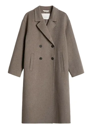 Marc OPolo Casual - Mantel mit Reverskragen braun - Gr. - 38