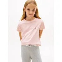 Tommy Hilfiger Underwear T-Shirt 2P CN TEE mit Stickerei und Rundhals im 2er-Pack (Packung, 2-tlg., 2er-Pack) unifarben, casual, regular fit, Baumwolle, Rundhals