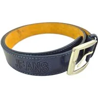 Einkaufszauber Ledergürtel Echt Leder Gürtel Jeans Blau - Jeansgürtel Passt perfekt zur Jeans