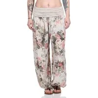 OriginalYou Haremshose Sommerhosen luftige Flatterhose für Damen leichte Pumphosen BOHO bequemer Bauchbund, hautfreundliches Material, weites Bein