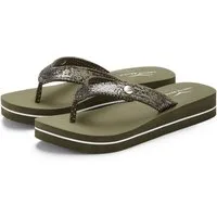 Venice Beach Sandale, Badeschuh, Badelatsche, Flip Flop, Badeschlappe, Pantolette Badezehentrenner Zehentrenner mit wasserabweisender und leichter Sohle VEGAN